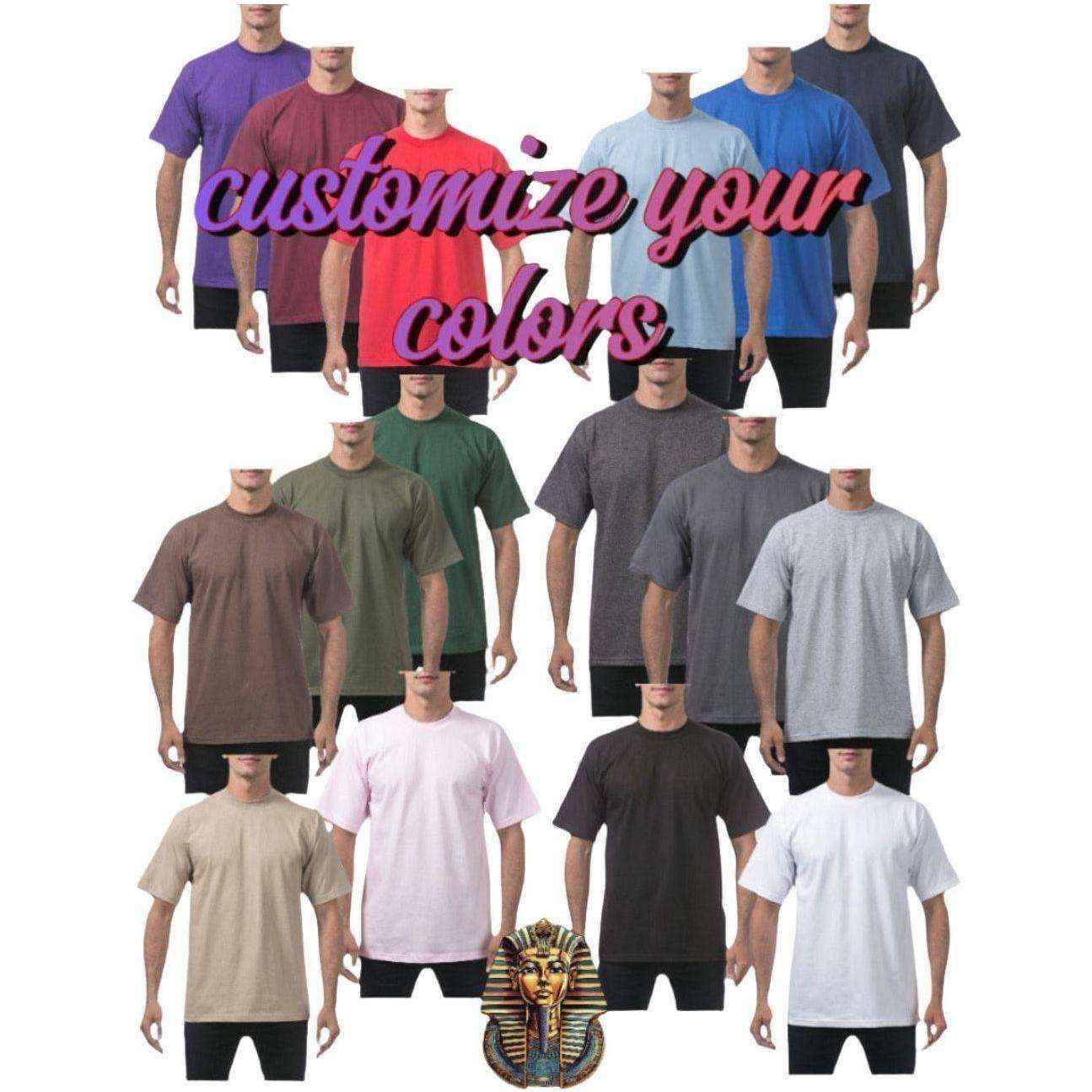 12 Pro Club Men's Heavyweight T-Shirts Short Sleeve