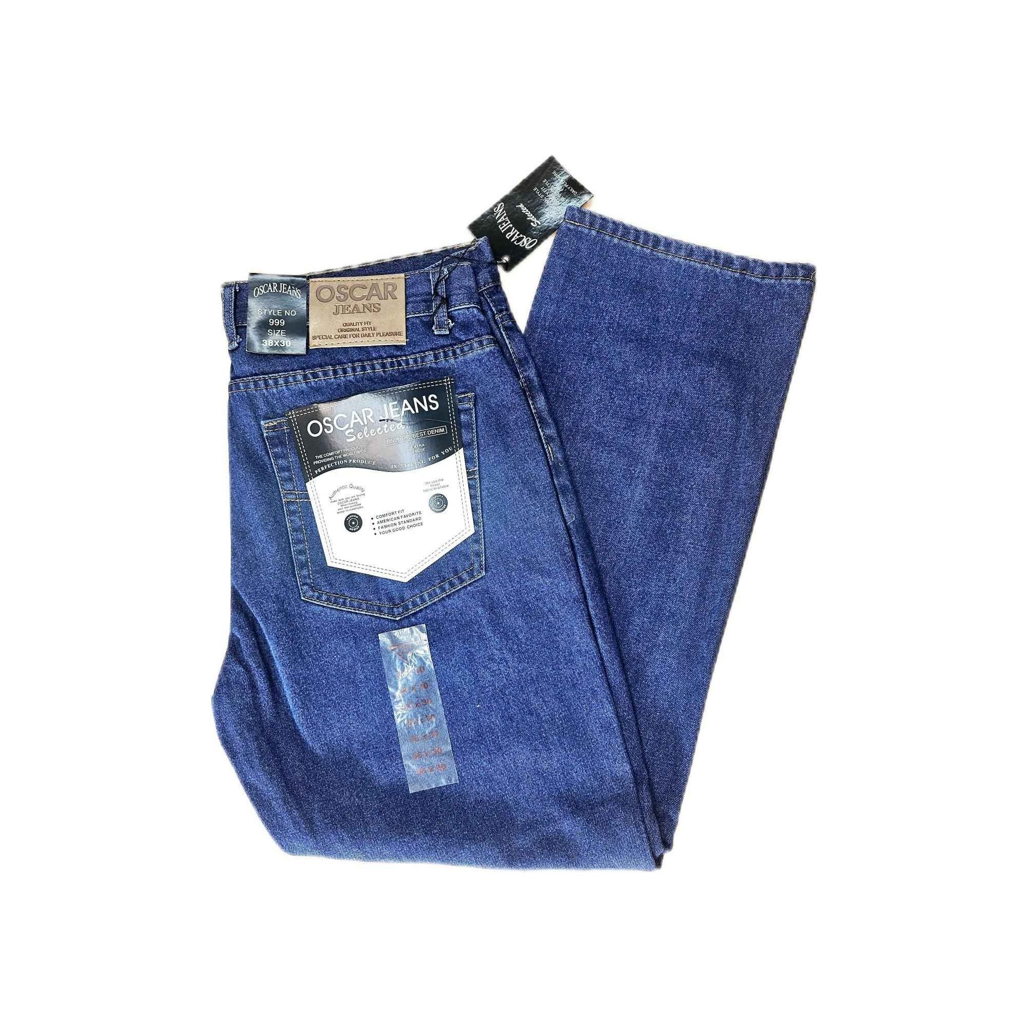 Oscar Premium Cotton Jeans Pants 32/30 to 48/30 Leg Fit