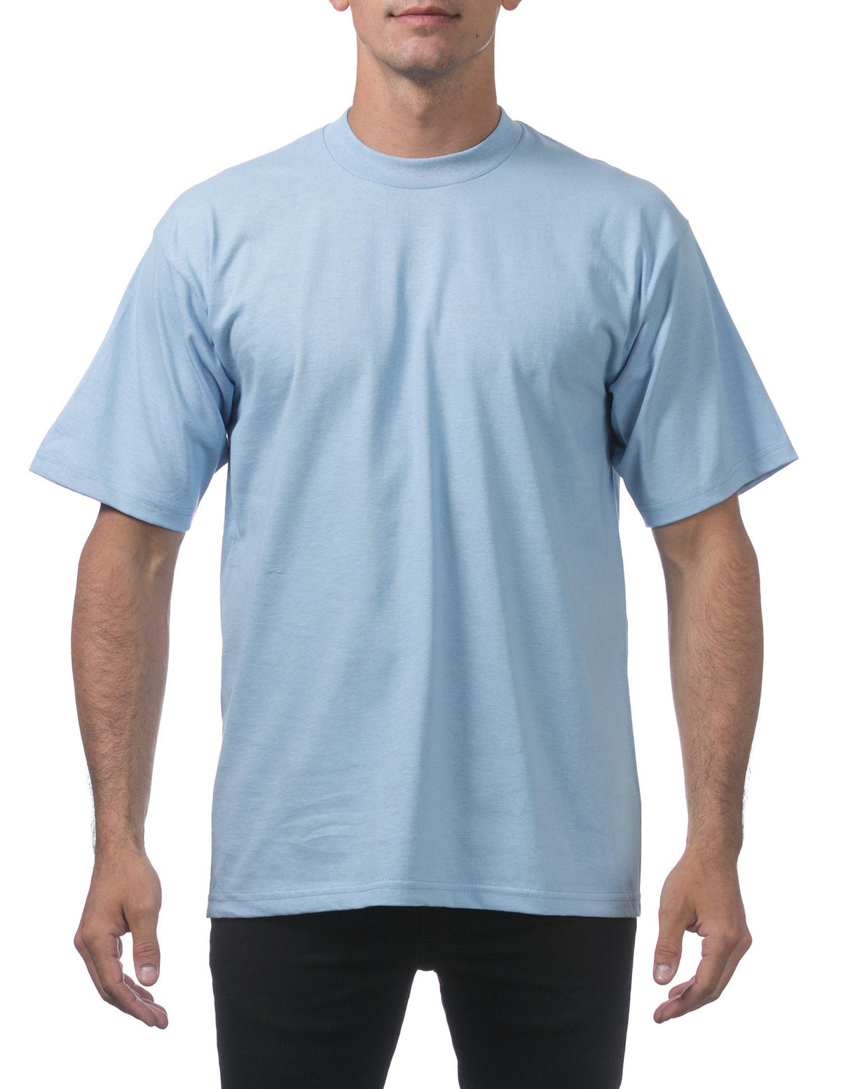 Pro Club Men's 3-Pack Heavyweight Cotton Short Sleeve Crew Neck T-Shirts - Soft, Plain, Cold Wash, Streetwear Outfits Everyday Basics Clothing Tops