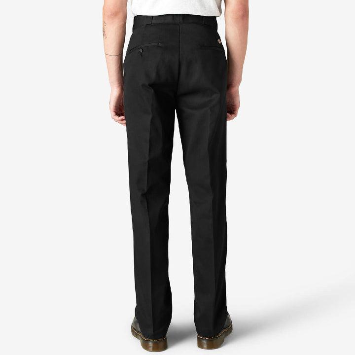 DICKIES Men's Classic Original 874 Mid-Waist Fitted Straight Polyester-Cotton Blend Work Pants - All Season Durable Bottoms with Zipper Front, Hook and Eye Closure, Reinforced Seams, Button Accent