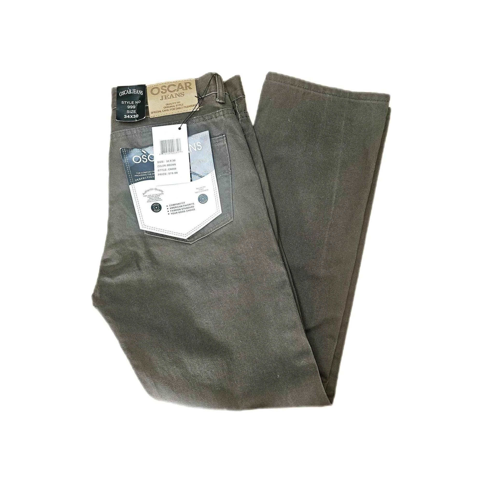 Oscar Premium Cotton Jeans Pants 32/30 to 48/30 Leg Fit