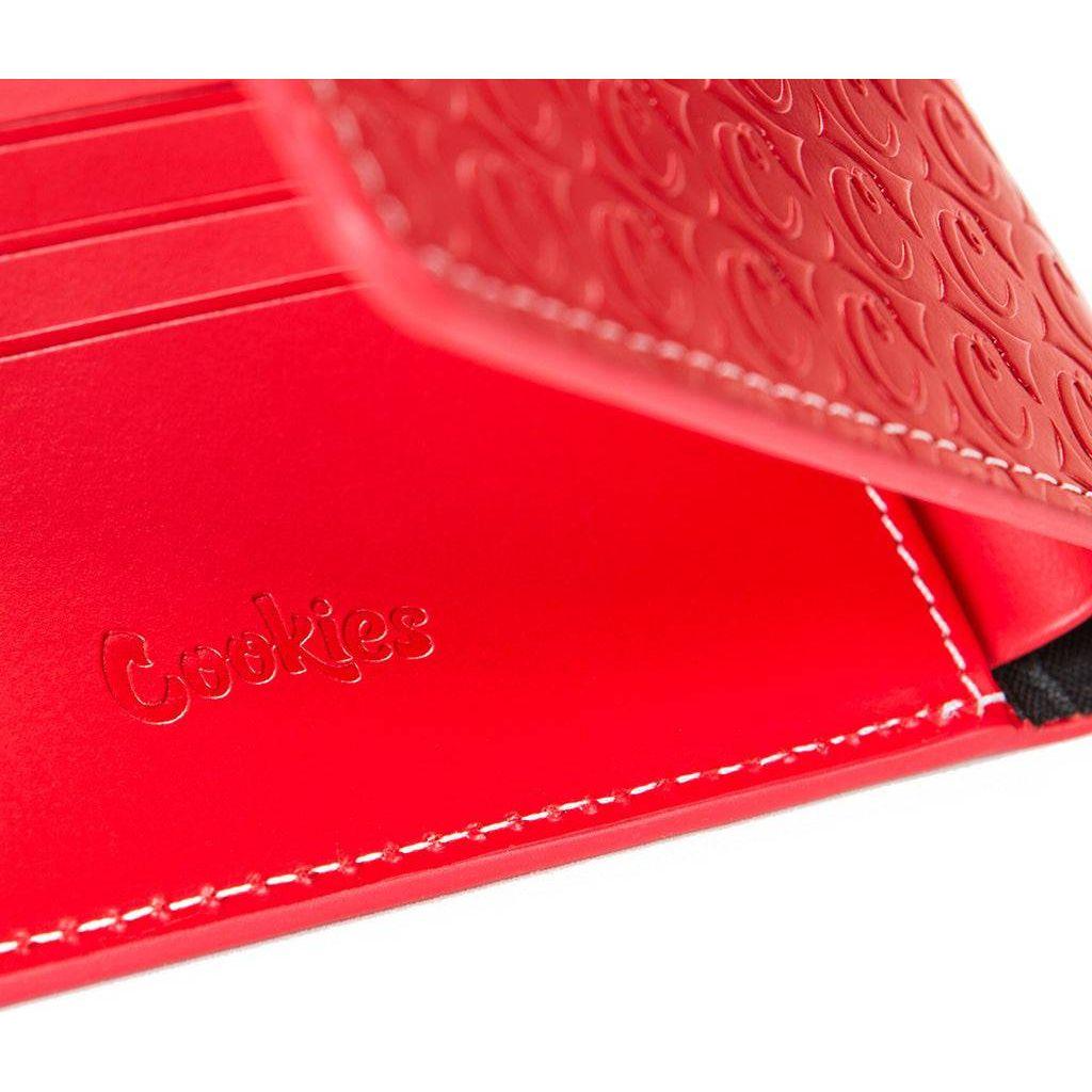 Cookies Embossed Leather Wallet - Billfold Design