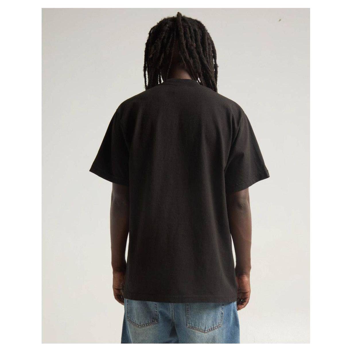 Shaka Wear Mens Garment Dyed 7.5 oz Max Heavy Weight Cotton Crewneck T-Shirt