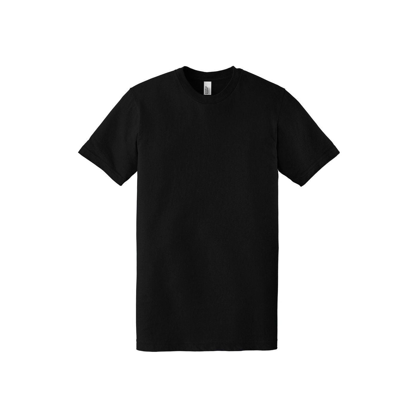 Black American Apparel T-Shirt - S&S Unisex Fine Jersey