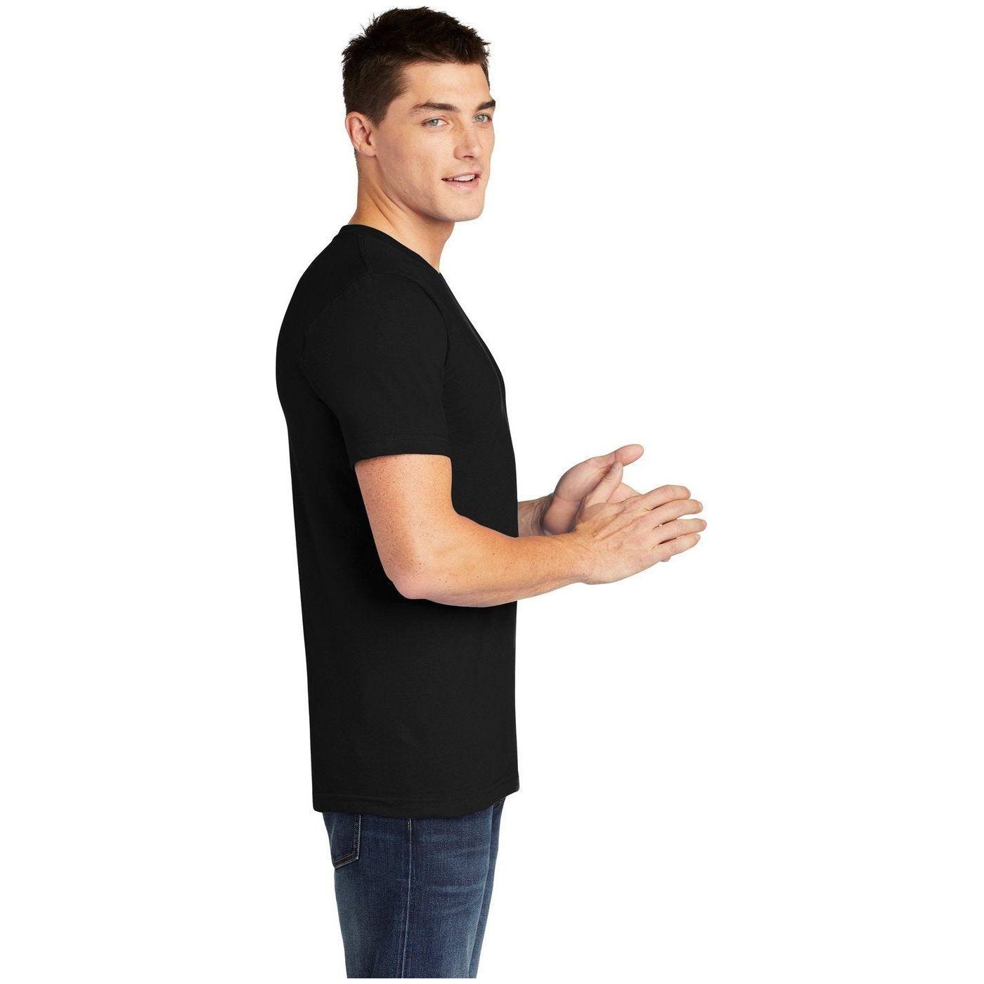 Black American Apparel T-Shirt - S&S Unisex Fine Jersey
