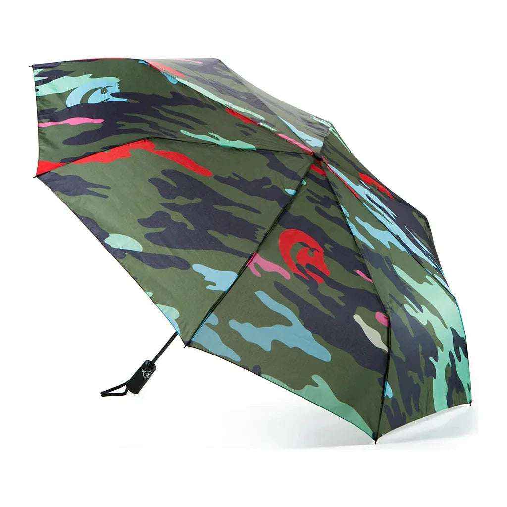 COOKIES MINT PRINTED LOGO POLYESTER UMBRELLA - Stylish Protection