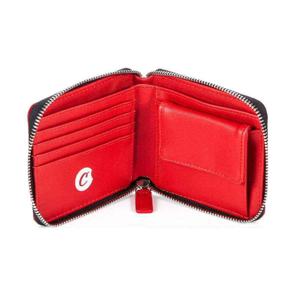 Cookies Zipper Wallet Luxe Matte Satin Nylon for Stylish Organization
