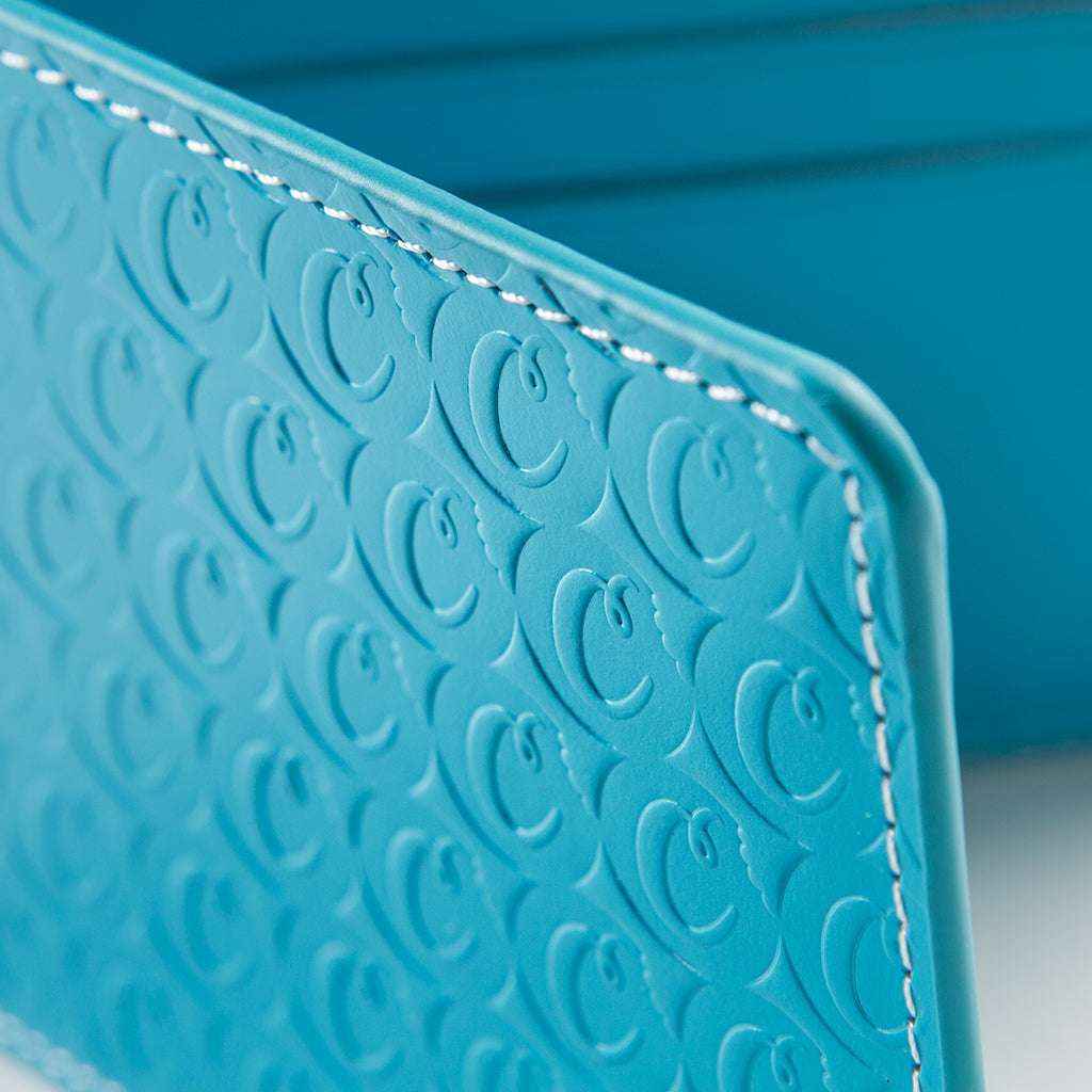 Cookies Embossed Leather Wallet - Billfold Design