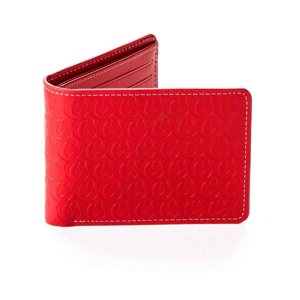 Cookies Embossed Leather Wallet - Billfold Design