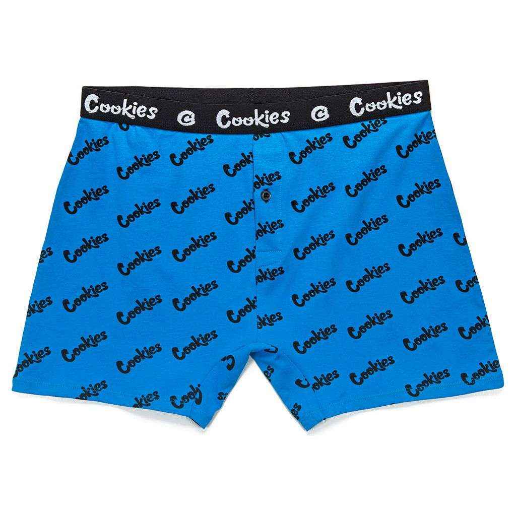 Men's Cookie Print Boxer Briefs - Repeated Print Design