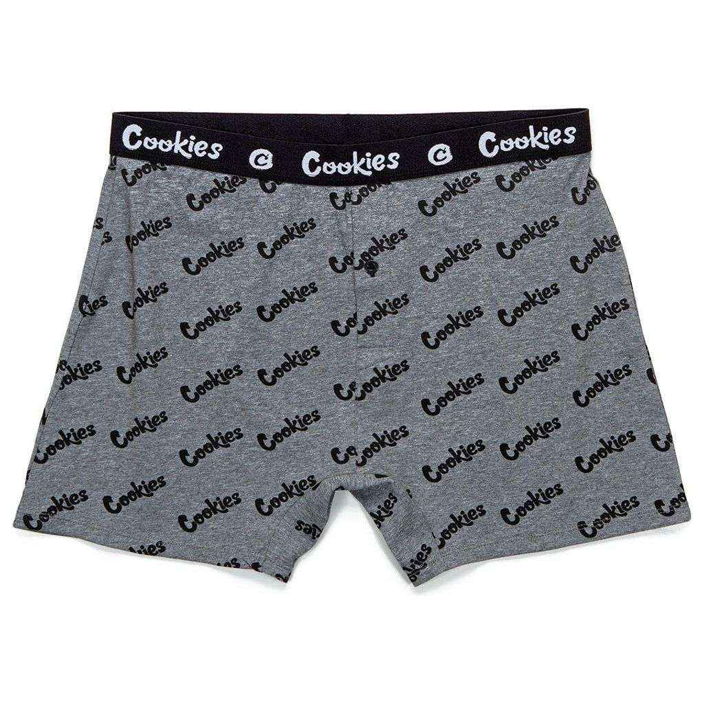 Men's Cookie Print Boxer Briefs - Repeated Print Design