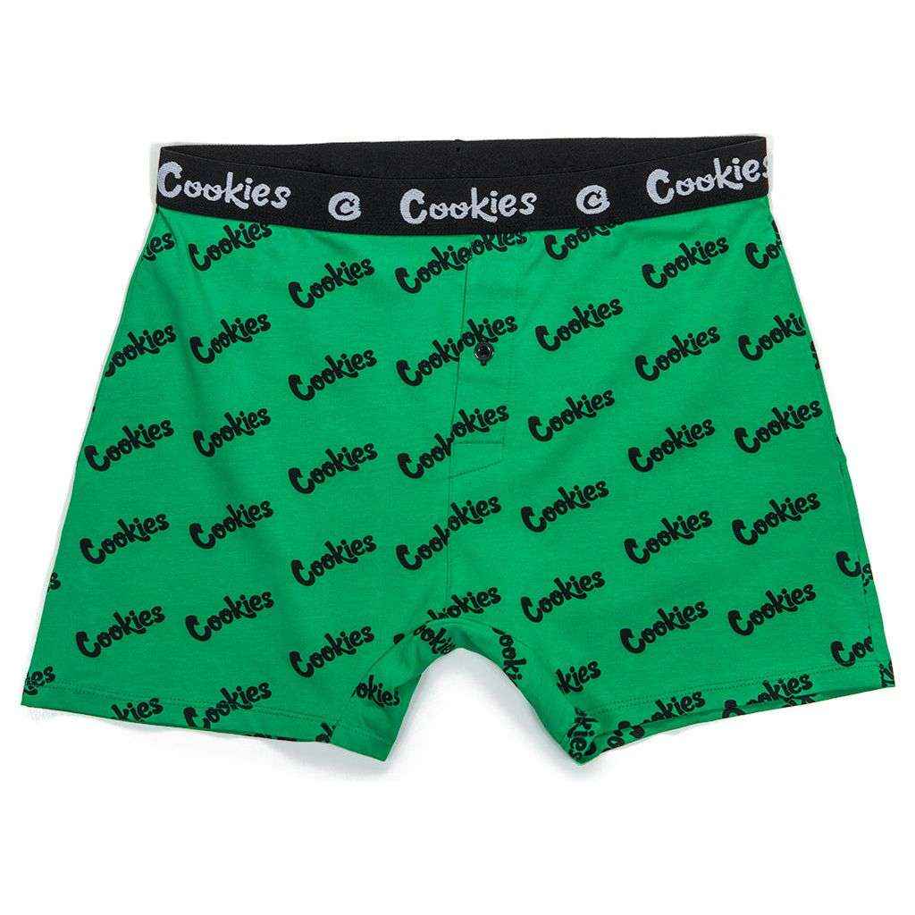 Men's Cookie Print Boxer Briefs - Repeated Print Design