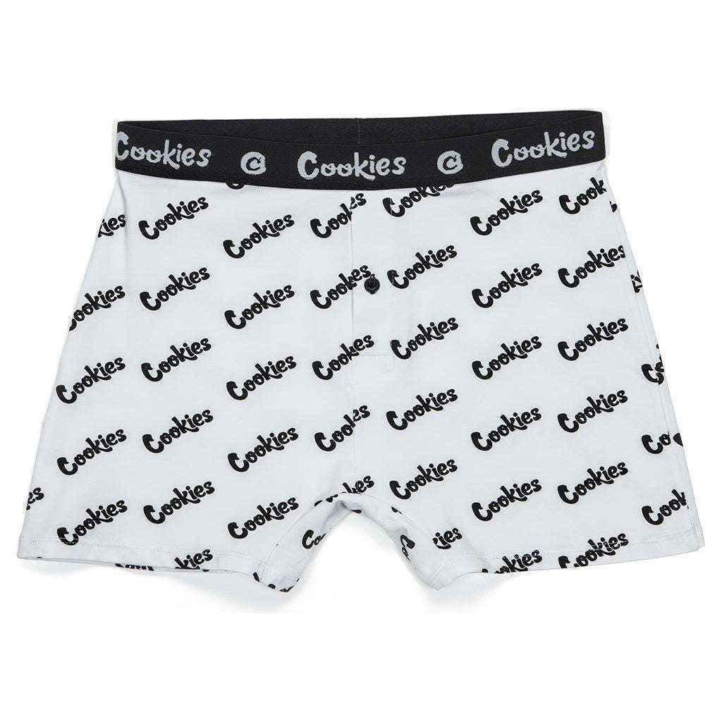 Men's Cookie Print Boxer Briefs - Repeated Print Design
