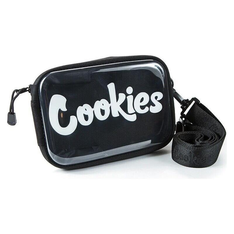 Cookies Floatable Clear Tote Bag with Shoulder Strap - Black