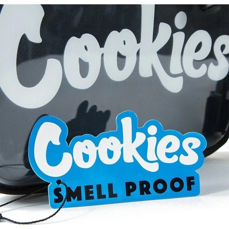 Cookies Floatable Clear Tote Bag with Shoulder Strap - Black