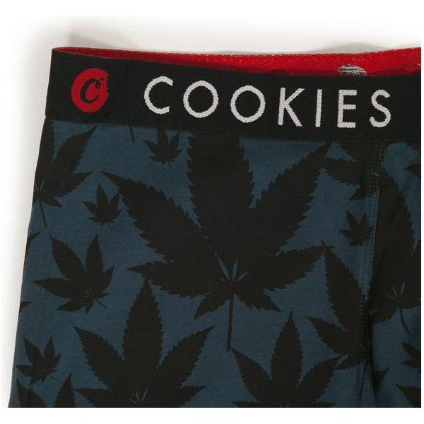 Men's Cotton Boxer Briefs - Soft Cotton with Leaf Pattern, Sizes S-XL Available