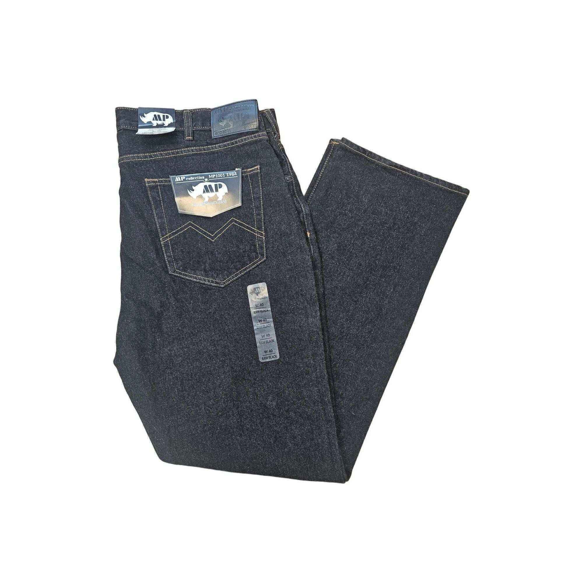 Men's Denim Jeans MP Collection MP 1001 / 1984 Premium Quality Cotton Classic Leg Fit Pants Regular