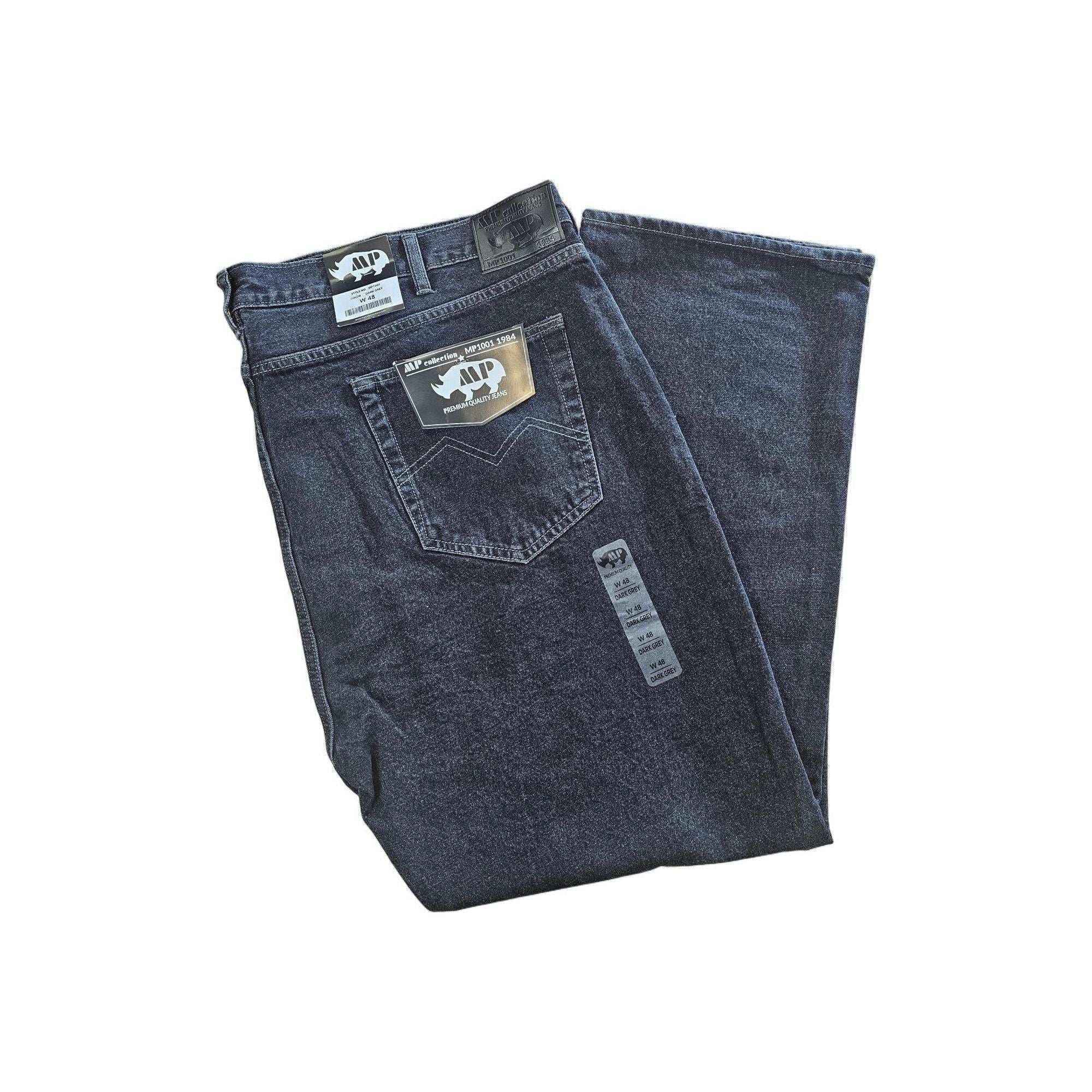 Men's Denim Jeans MP Collection MP 1001 / 1984 Premium Quality Cotton Classic Leg Fit Pants Regular