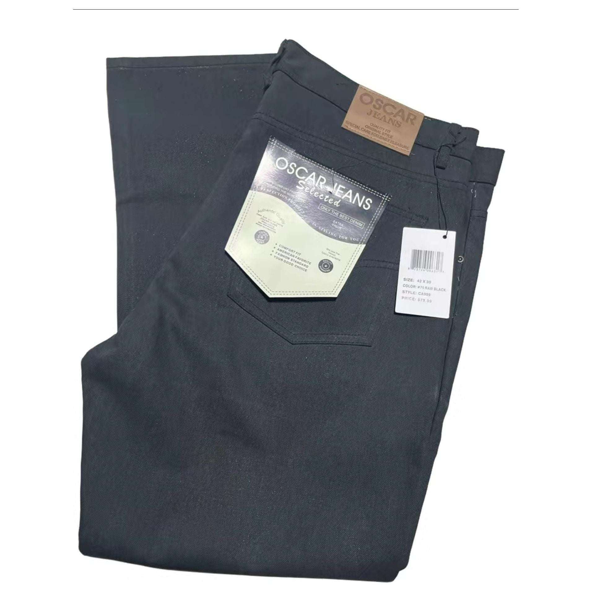 Oscar Premium Cotton Jeans Pants 32/30 to 48/30 Leg Fit
