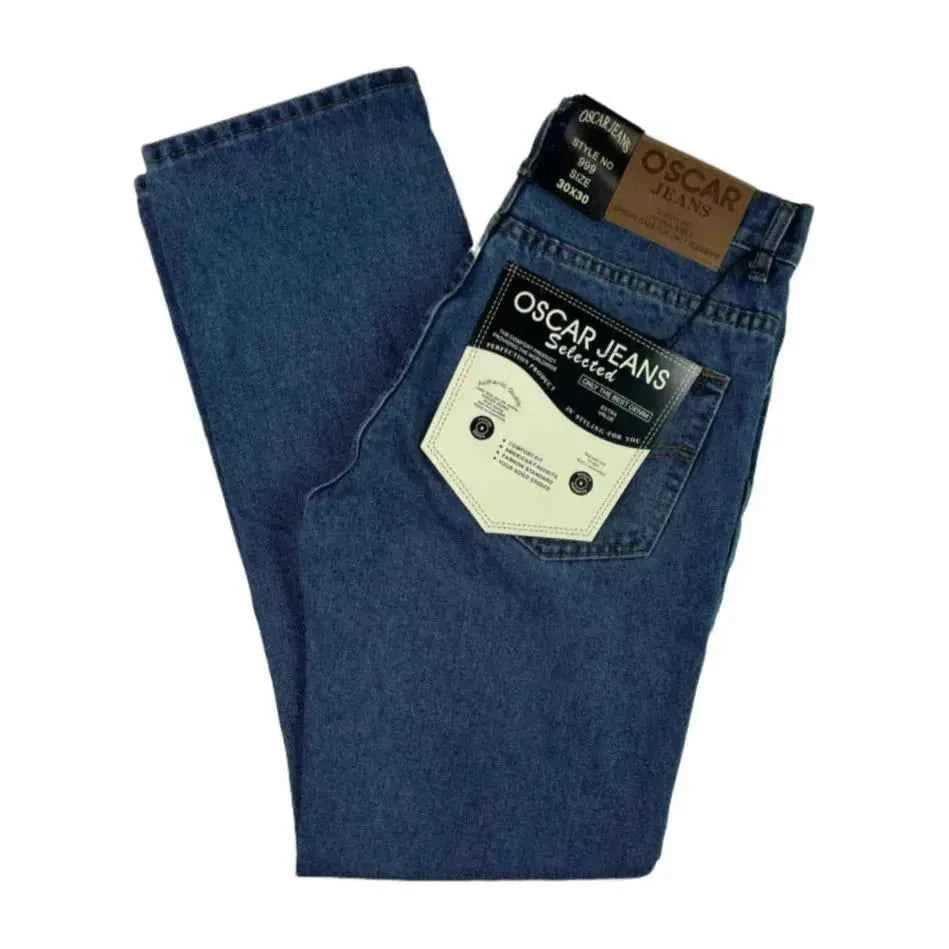Oscar Premium Cotton Jeans Pants 32/30 to 48/30 Leg Fit