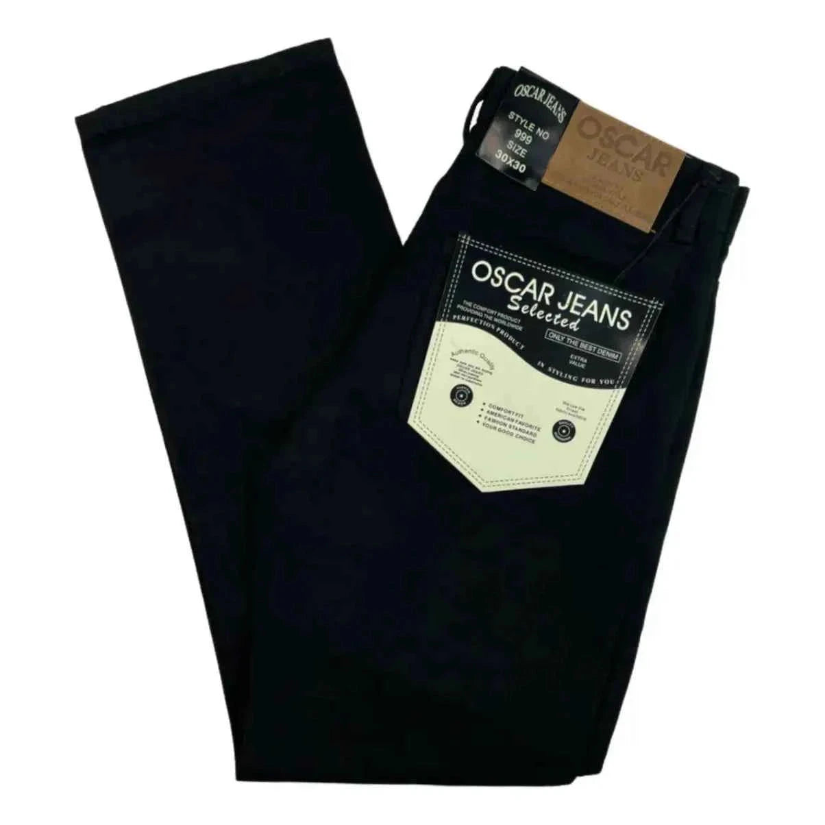 Oscar Premium Cotton Jeans Pants 32/30 to 48/30 Leg Fit