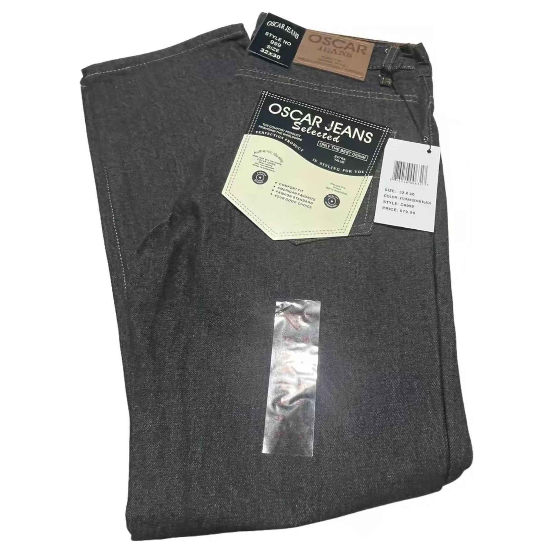 Oscar Premium Cotton Jeans Pants 32/30 to 48/30 Leg Fit