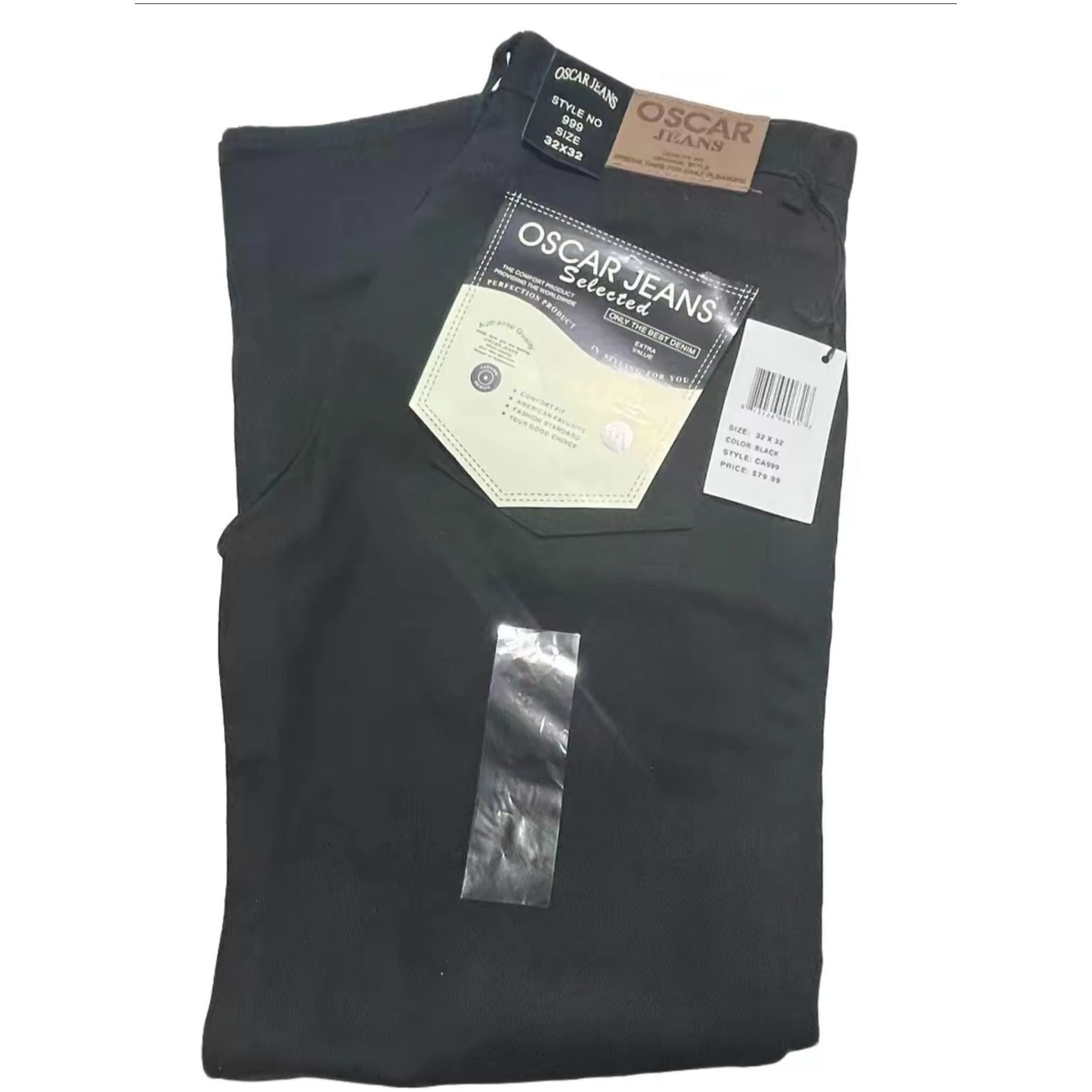 Oscar Premium Cotton Jeans Pants 32/30 to 48/30 Leg Fit