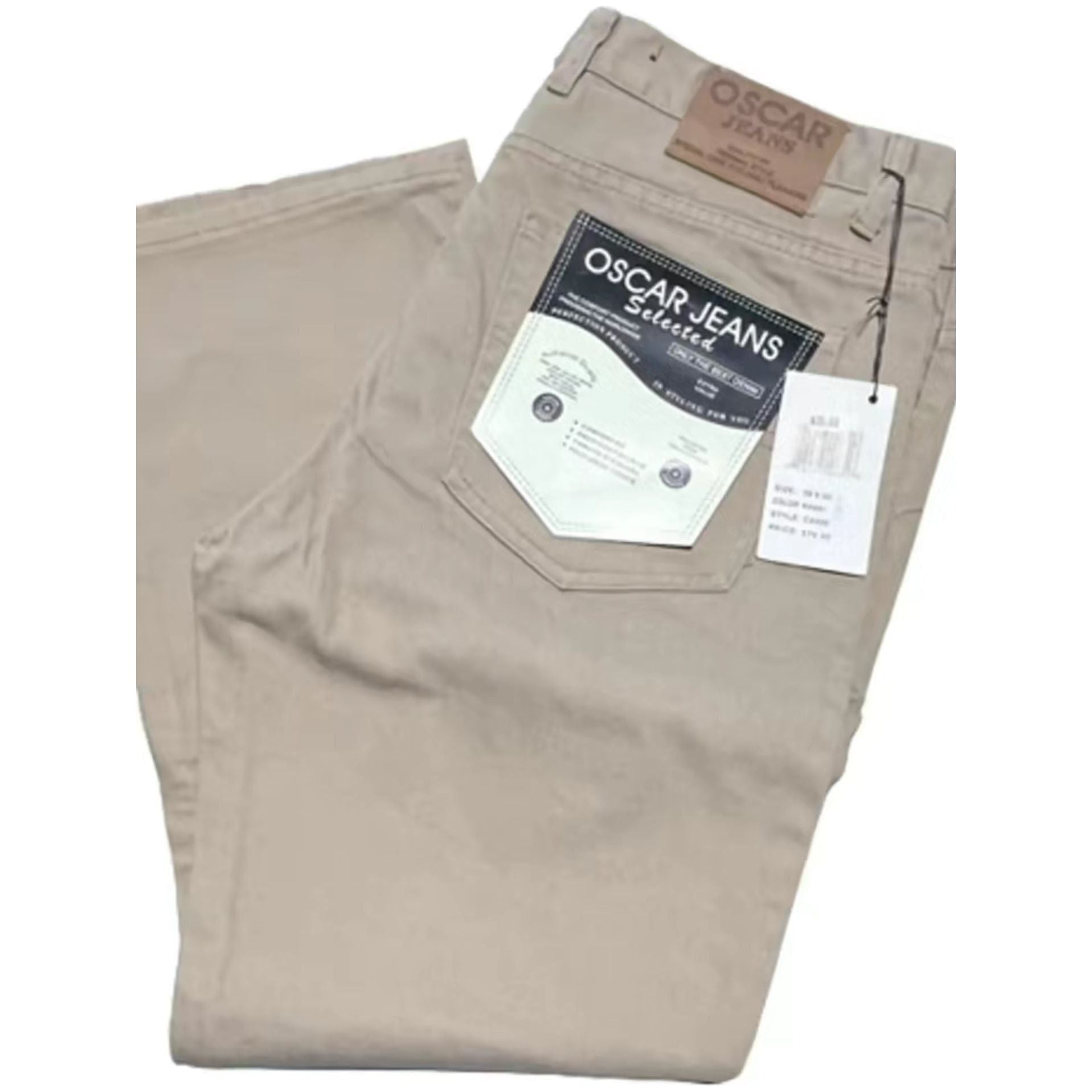 Oscar Premium Cotton Jeans Pants 32/30 to 48/30 Leg Fit