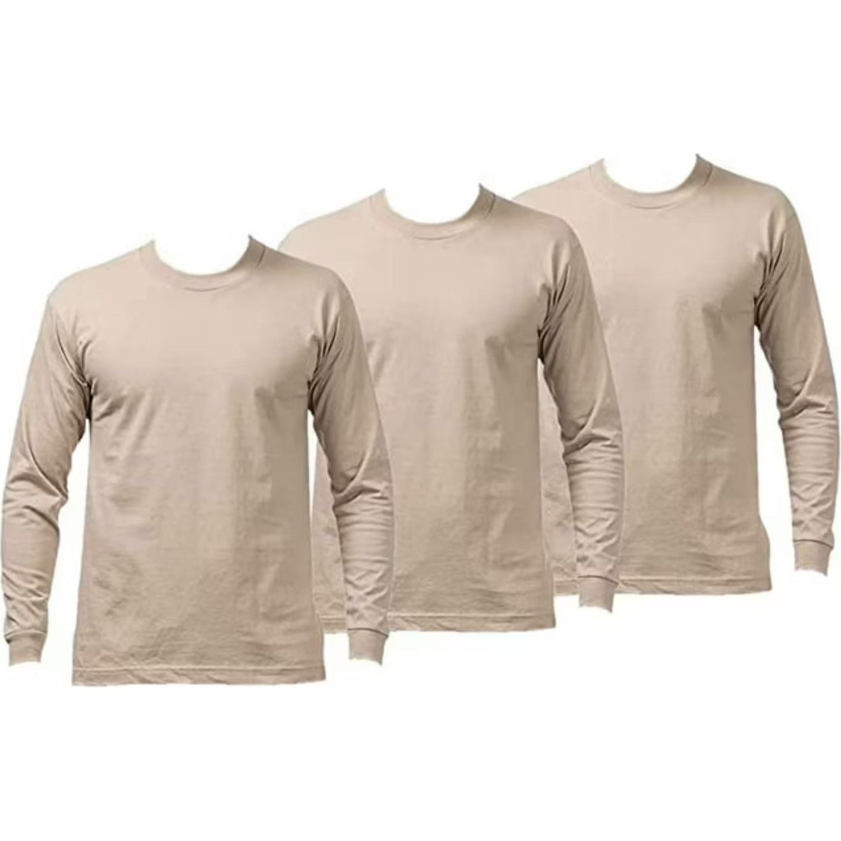 3 heavyweight long sleeve t-shirts Pro club