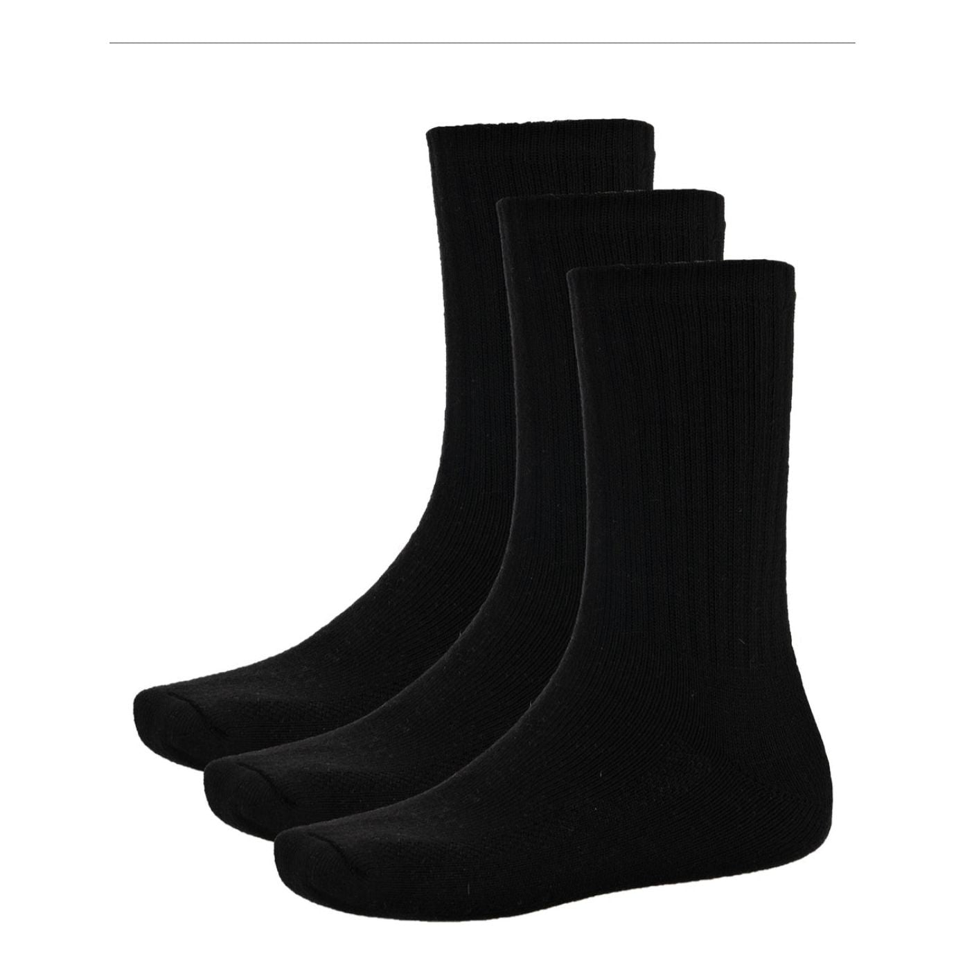 Pro Club Heavyweight Crew Socks - 3 Pairs of Men's Cotton Casual Comfort Ribbed Knit