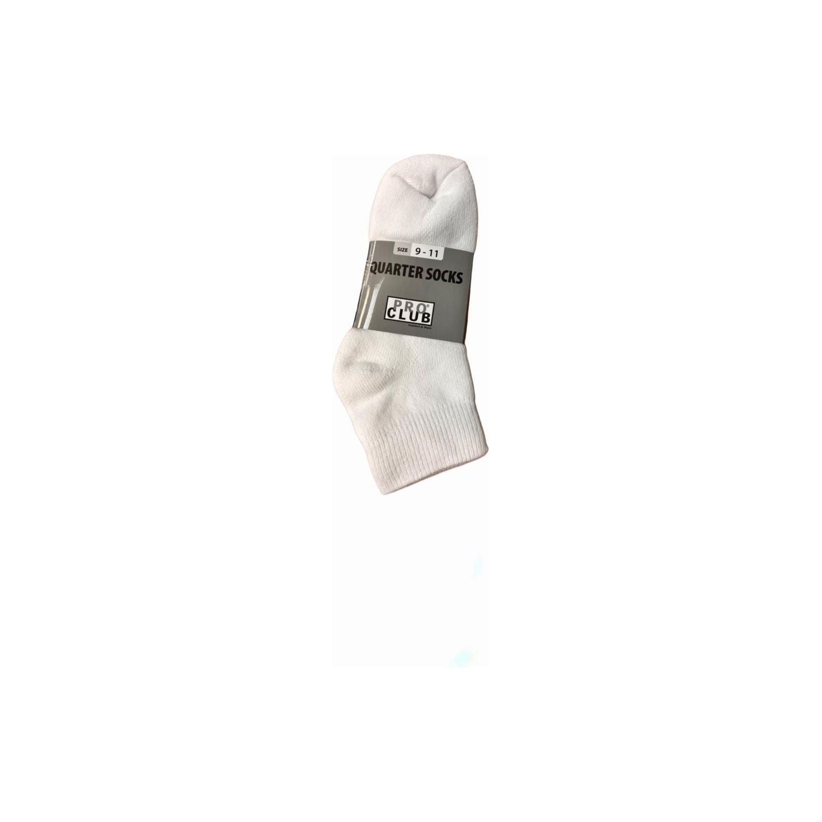 Pro Club Heavyweight Quarter Socks - 3 Pair Men's Set for Casual Comfort