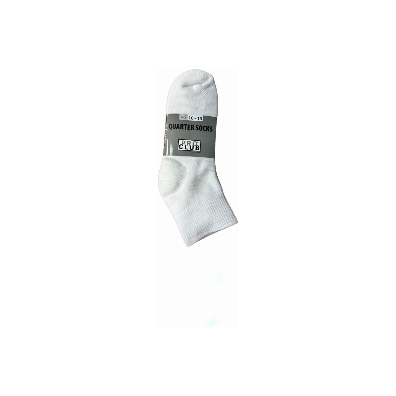 Pro Club Heavyweight Quarter Socks - 3 Pair Men's Set for Casual Comfort