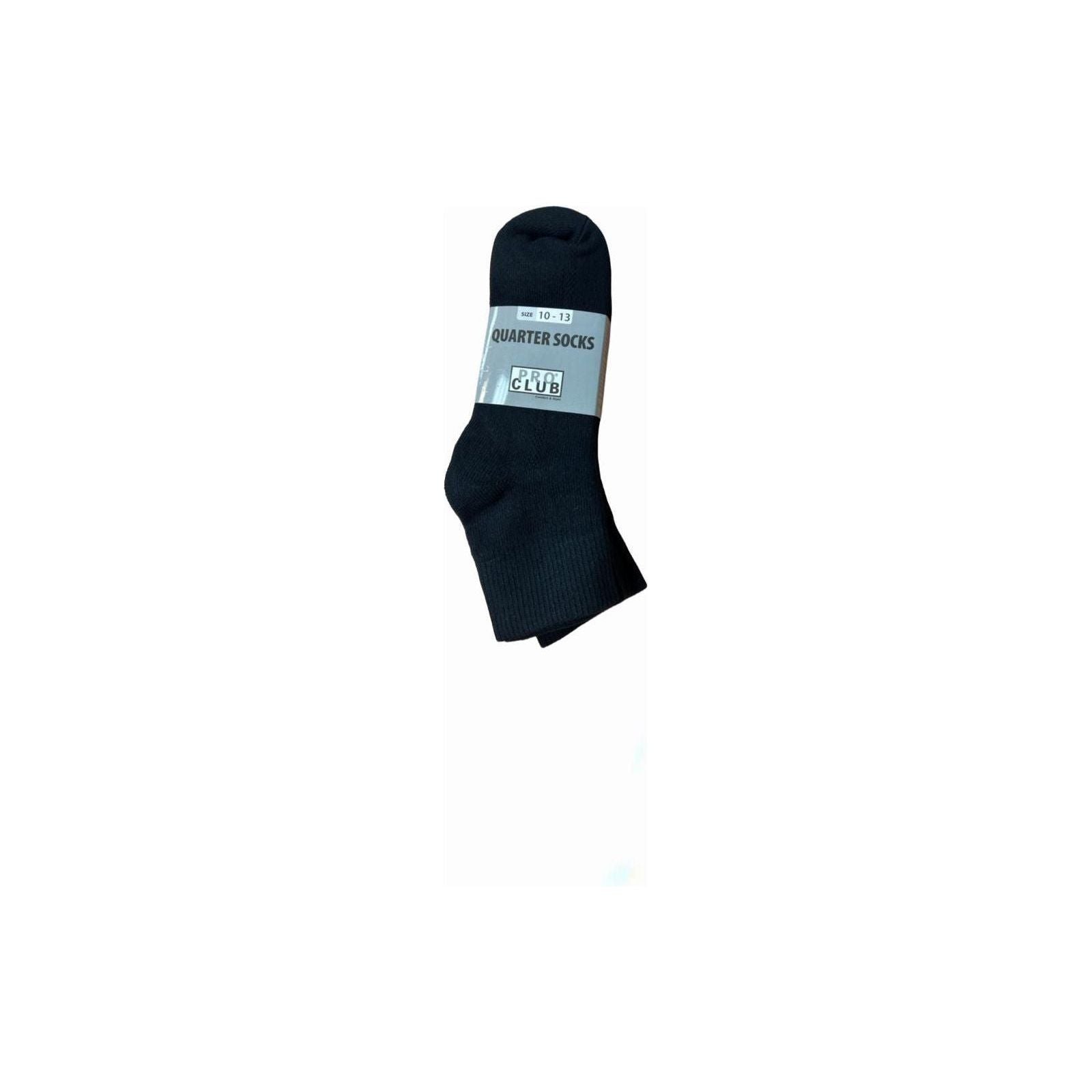 Pro Club Heavyweight Quarter Socks - 3 Pair Men's Set for Casual Comfort