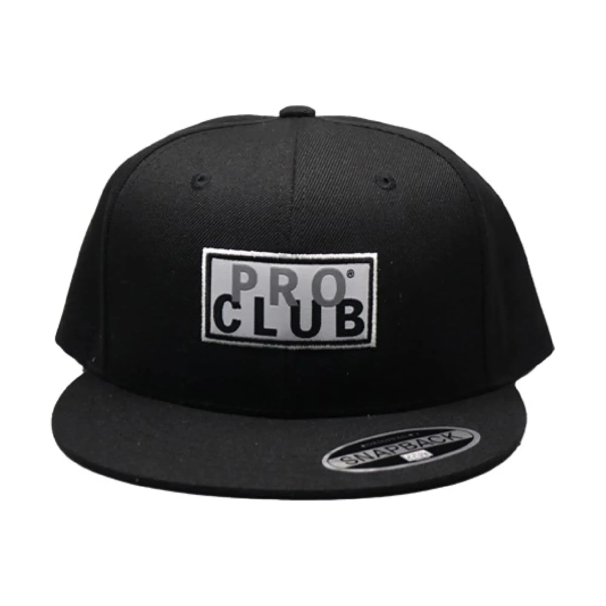 Pro Club Black Snap Cap Hat with 3D Logo - Stylish & Comfortable