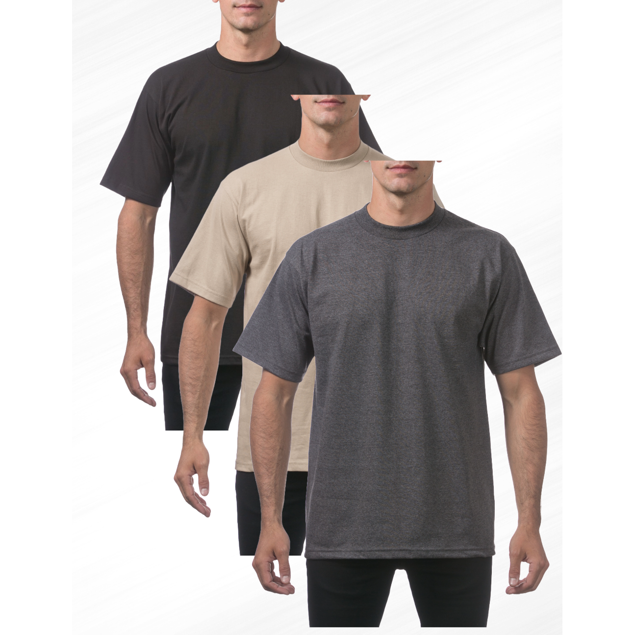 3 Pro Club Heavyweight T-Shirts