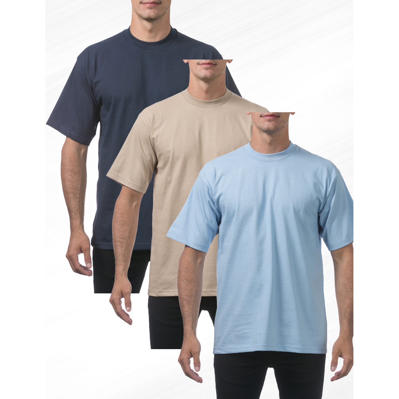 3 Pro Club Heavyweight T-Shirts