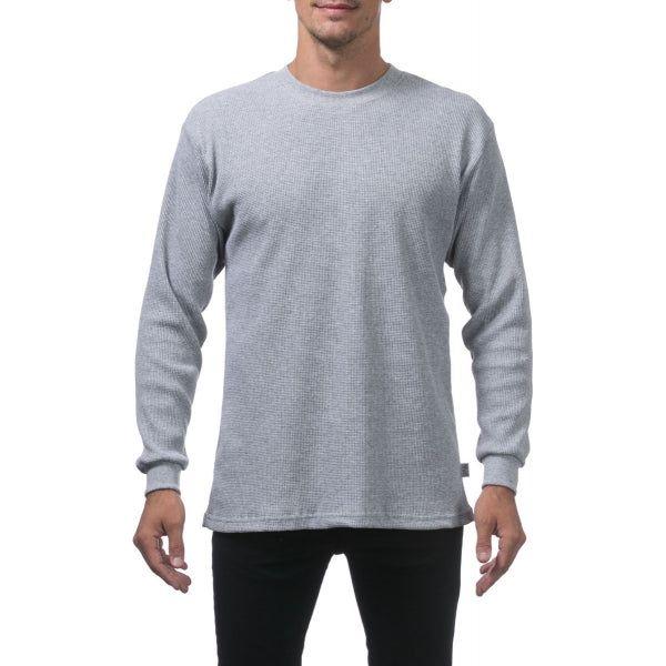Pro Club Heavyweight Thermal Top for Men - Cotton Long Sleeve