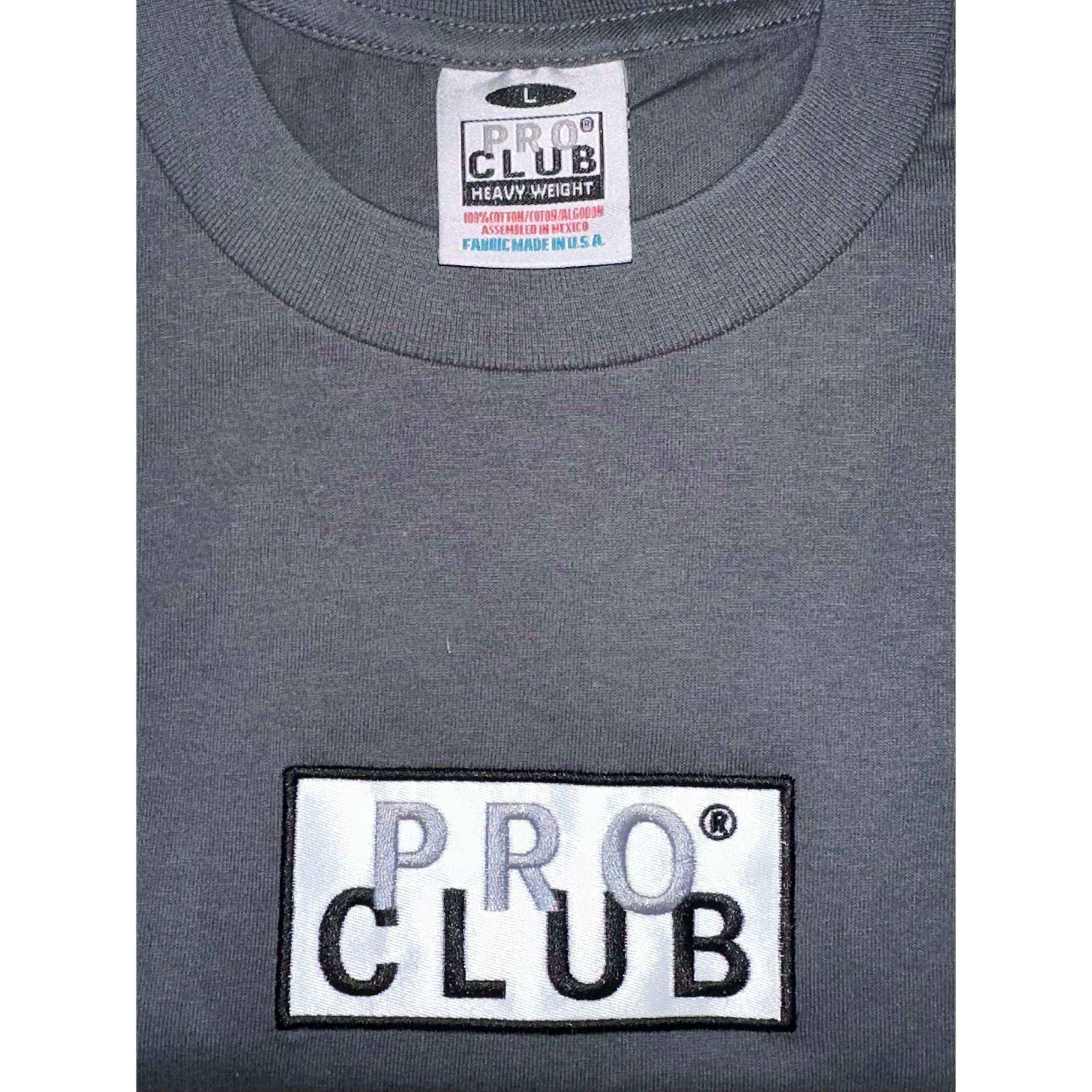 Pro Club Box Logo T-Shirt - Short Sleeve Tee