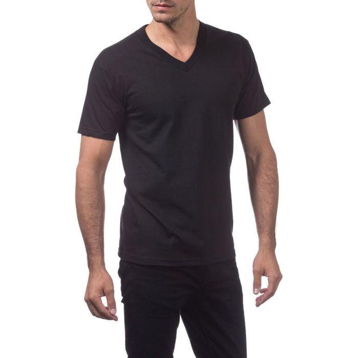 Pro Club V-Neck T-Shirt for Men - Cotton Tee