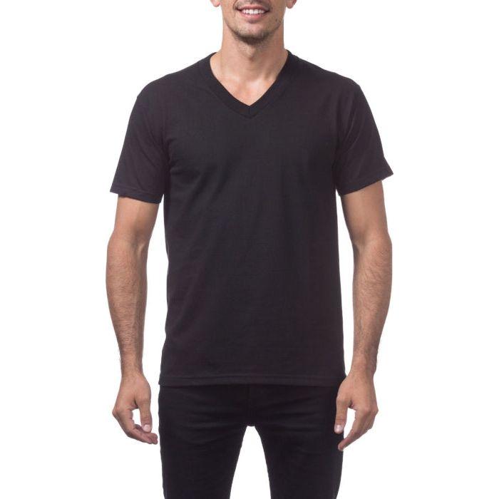Pro Club V-Neck T-Shirt for Men - Cotton Tee
