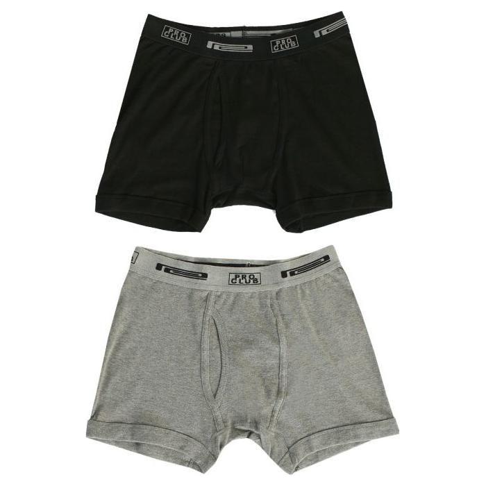 Pro Club Men's Boxer Briefs 2-Pack Soft Cotton