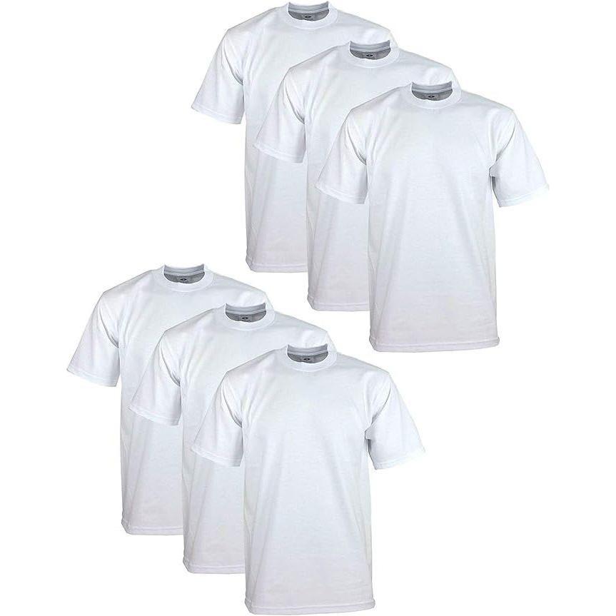6 Pro Club Heavyweight Shirts Short Sleeve Cotton for Men