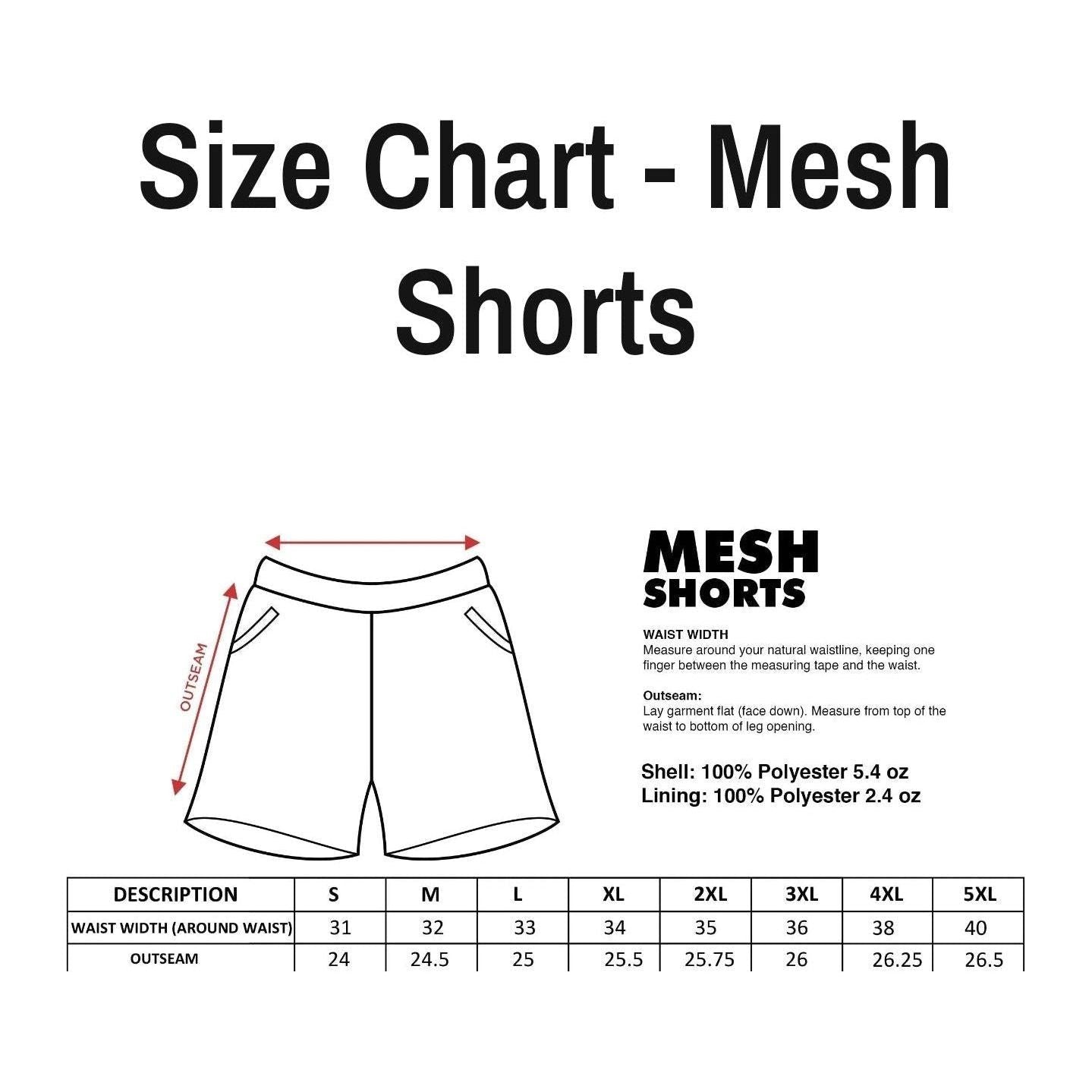 Shaka Wear Men's Basketball Shorts - Mesh Gym Shorts with Pockets for Athletic Performance