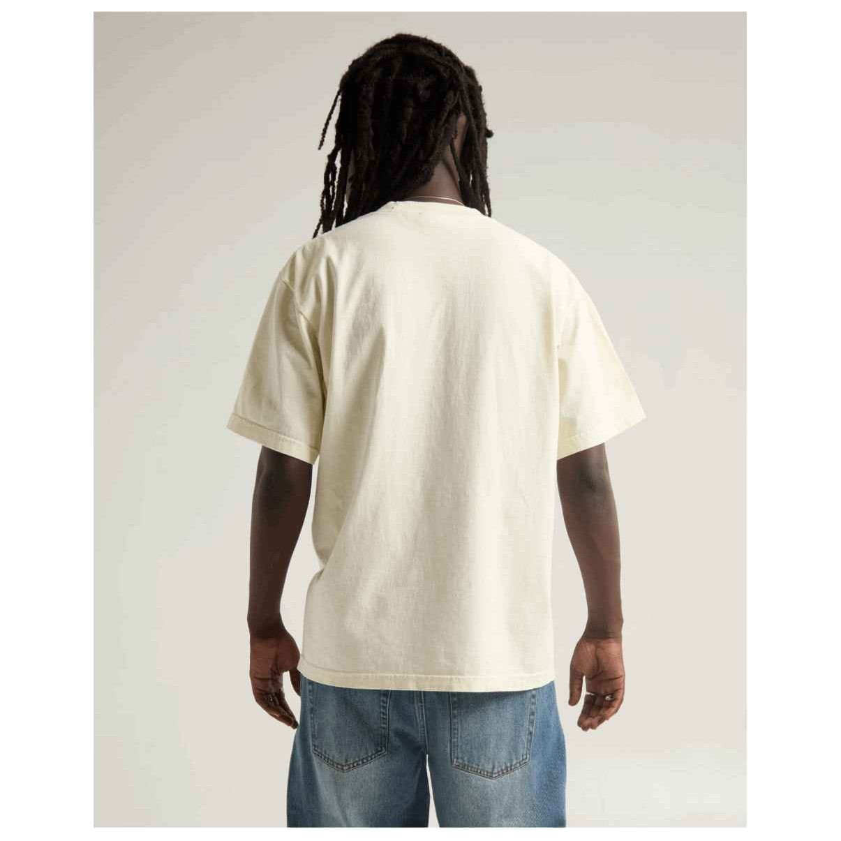 Shaka Wear Mens Garment Dyed 7.5 oz Max Heavy Weight Cotton Crewneck T-Shirt