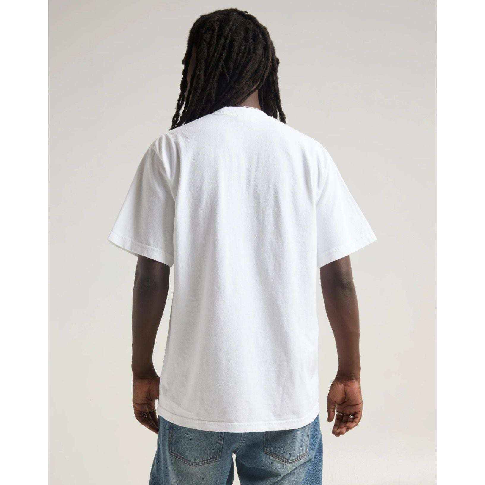 Shaka Wear Mens Garment Dyed 7.5 oz Max Heavy Weight Cotton Crewneck T-Shirt