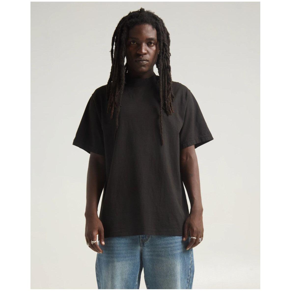 Shaka Wear Mens Garment Dyed 7.5 oz Max Heavy Weight Cotton Crewneck T-Shirt