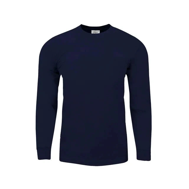 Shaka Wear Long Sleeve Heavyweight Cotton T-Shirt – Max Heavy 7 Ounce Crew Neck Tee Top