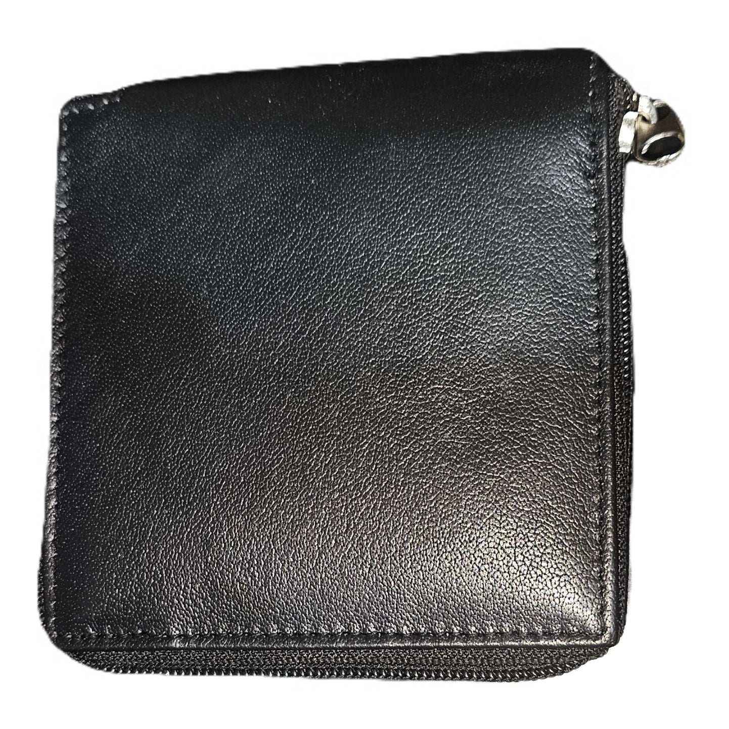 RFID Blocking Zipper Leather Wallet for Secure Storage