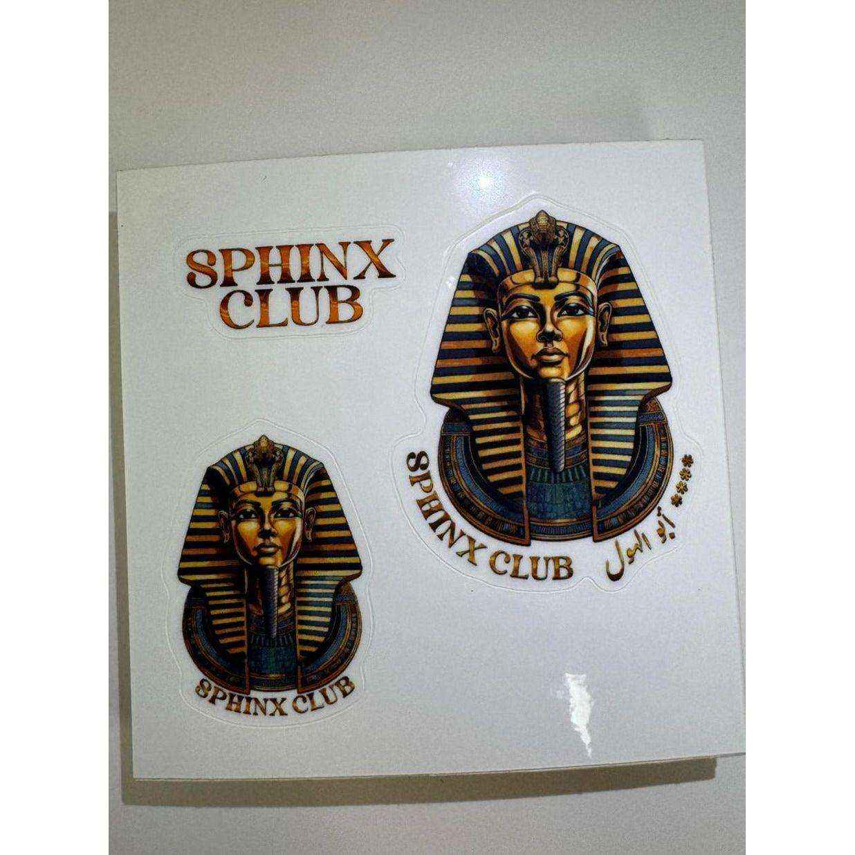 Customize Your Gear with Sphinx Stickers Pack - 3 Different Designs (3in x 3in)