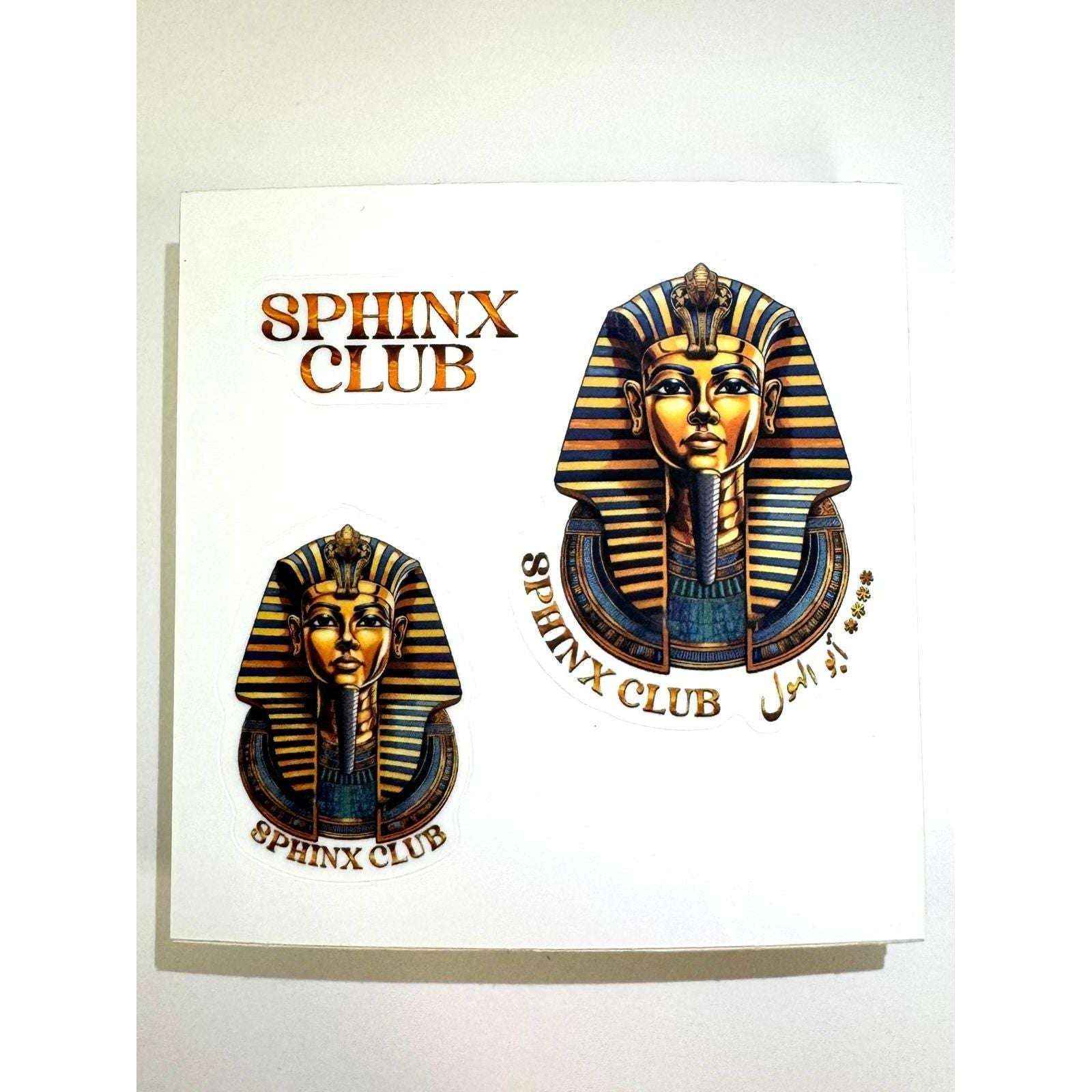 Customize Your Gear with Sphinx Stickers Pack - 3 Different Designs (3in x 3in)